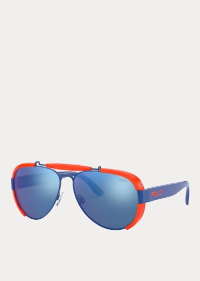 Gafas De Sol Polo Ralph Lauren Hombre Azules - Fluorescent Pilot - ELYHU3628